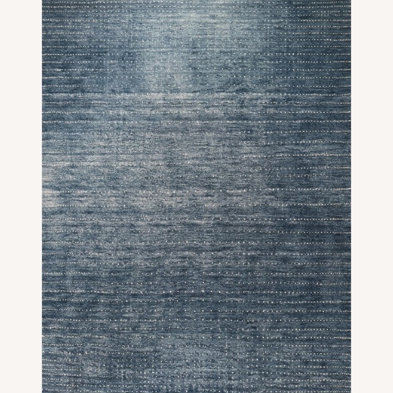 West Elm Graduated Dot Navy Wool Area Rug 8' x 10' - image-10