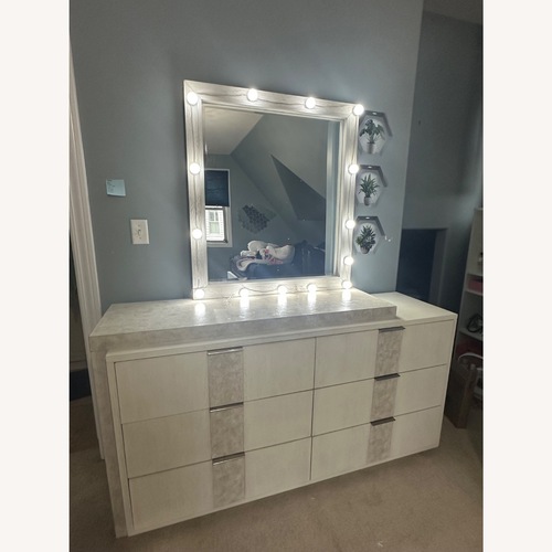 Used The Roomplace Dresser with Lightening Mirror for sale on AptDeco