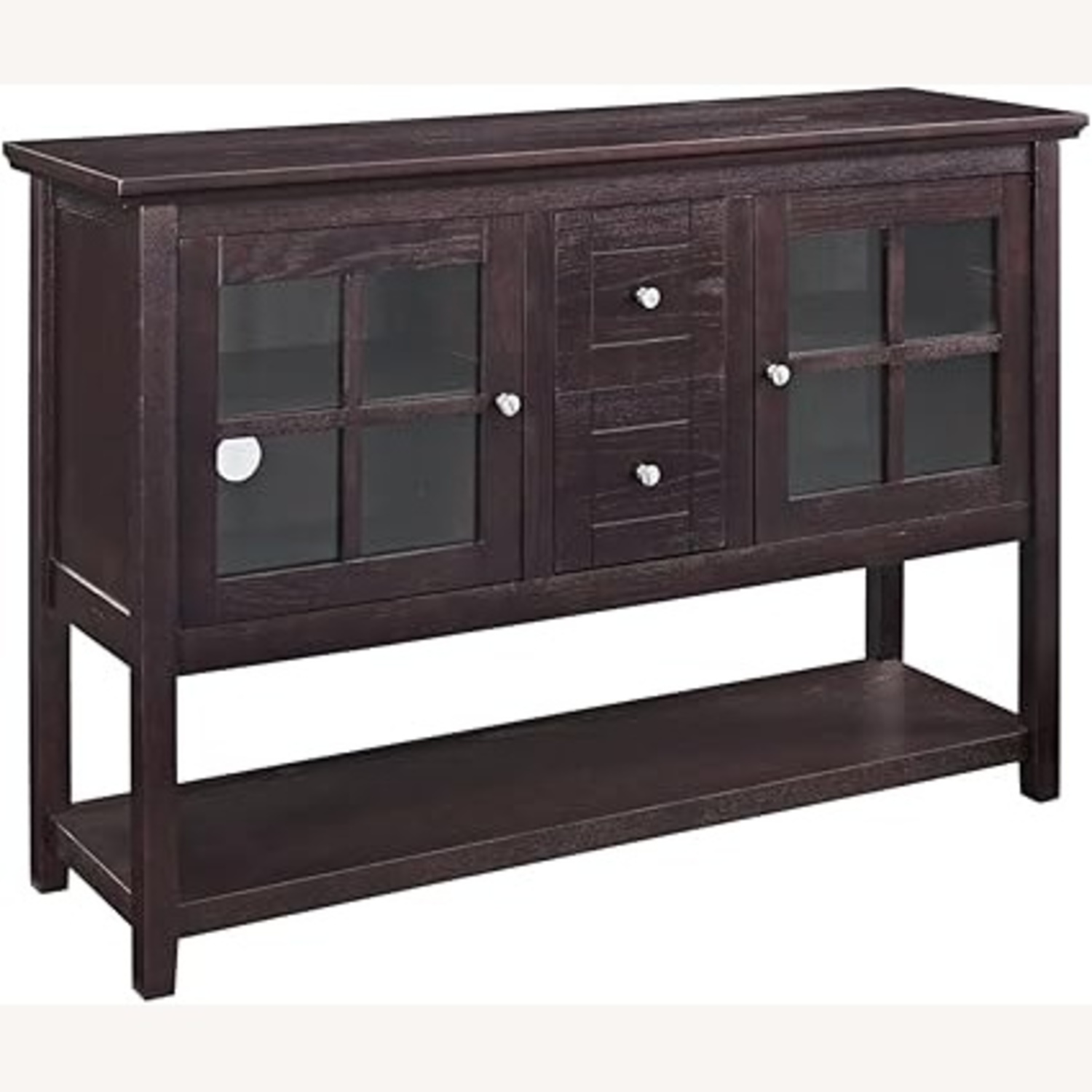 Dark Brown Wood Chest - image-4