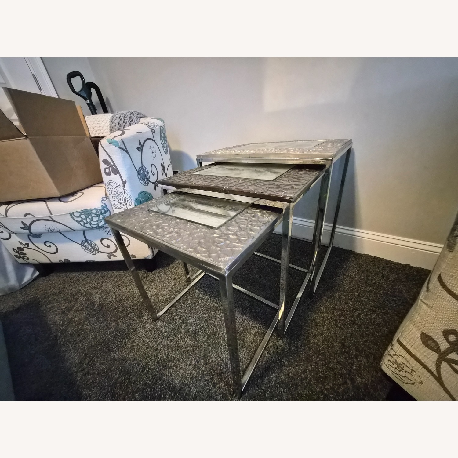 Mixed Metal Nesting Tables - image-2