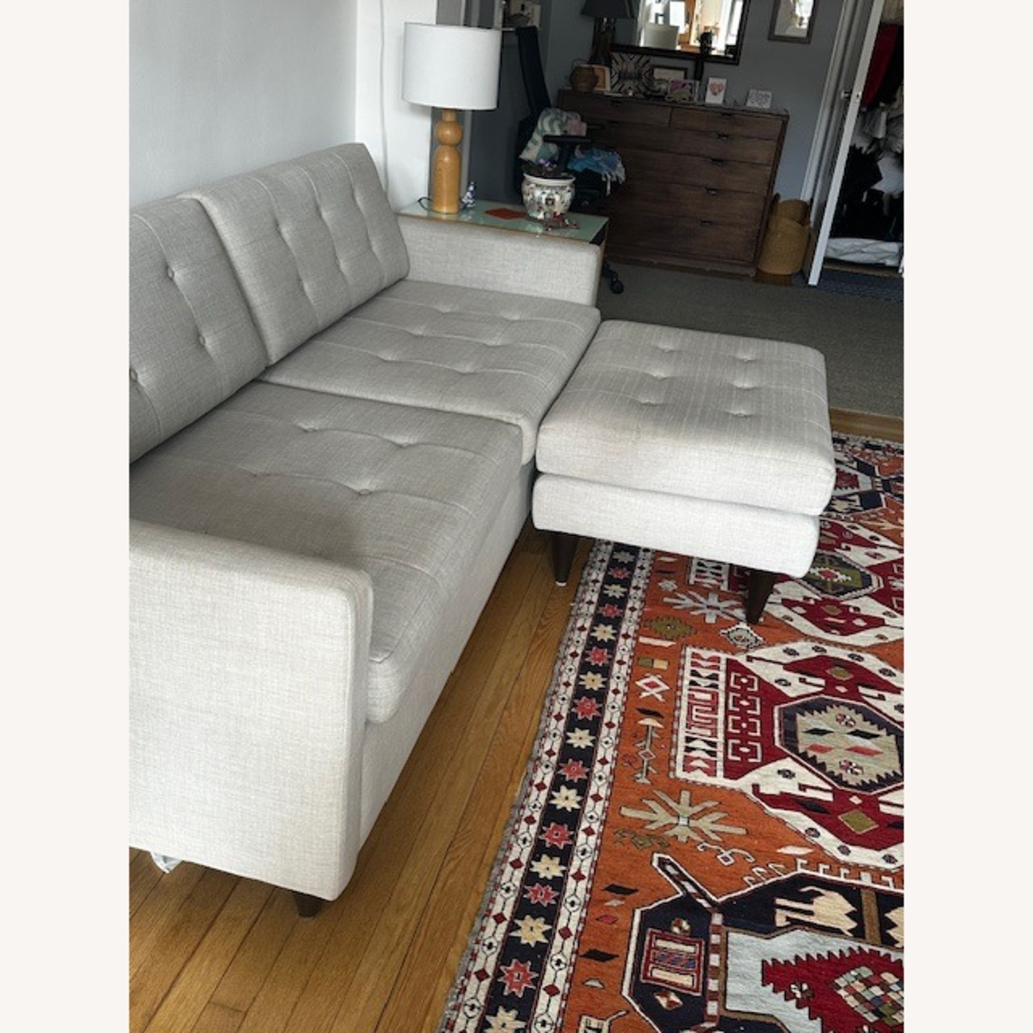 Joybird Eliot Light Gray Fabric 2 Piece Sectional - image-3