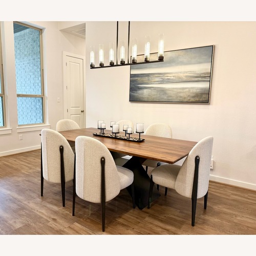 Used Arhaus Jacob Dark Brown Wood Dining Table for sale on AptDeco