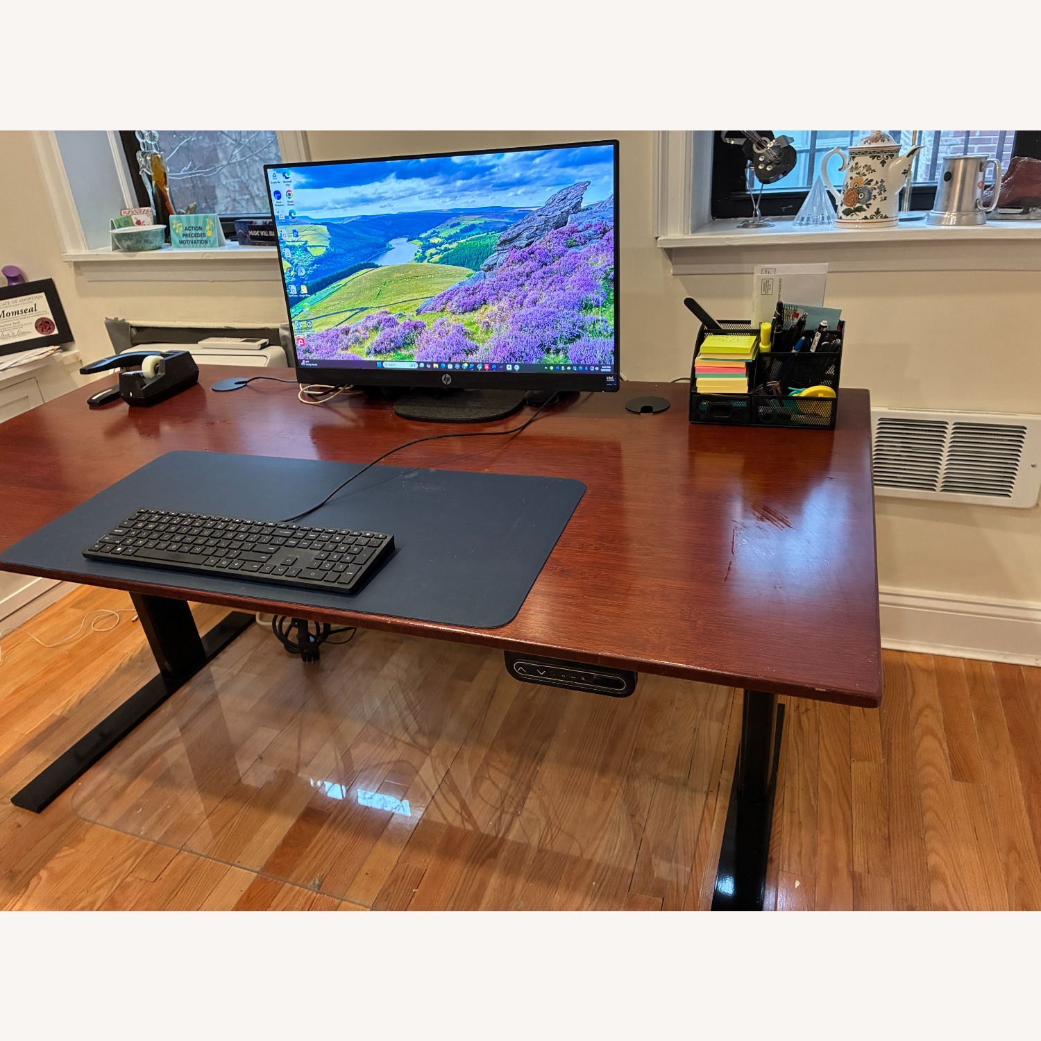 Adjustable Bamboo XDesk - image-3