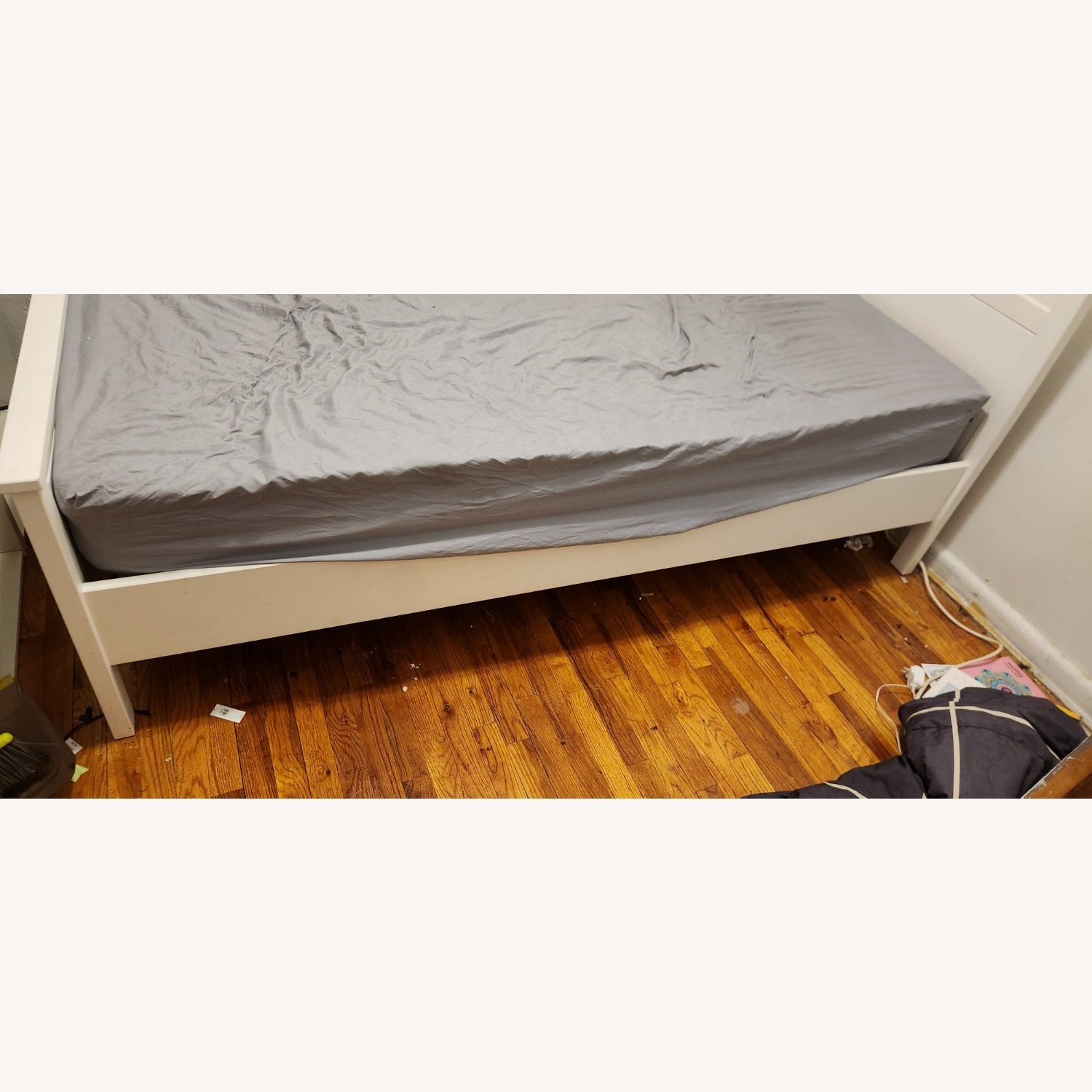 IKEA Hemnes White Wood Queen Bed - image-2