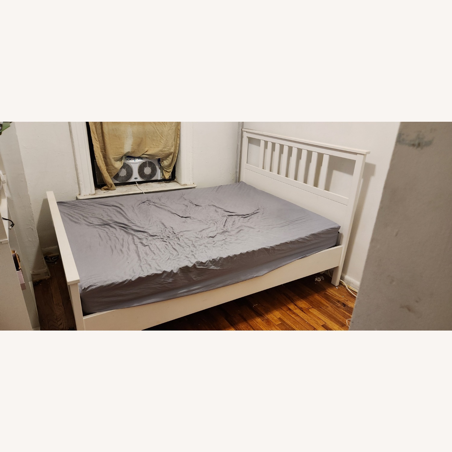 IKEA Hemnes White Wood Queen Bed - image-1