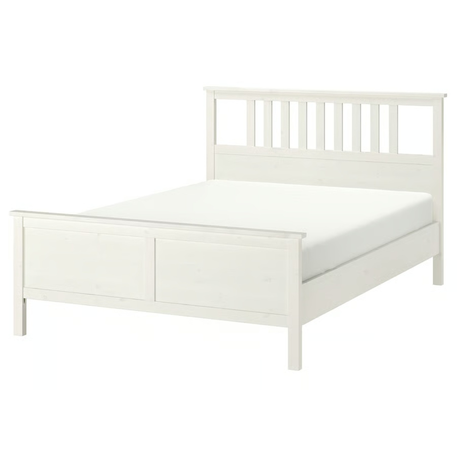 IKEA Hemnes White Wood Queen Bed - image-6