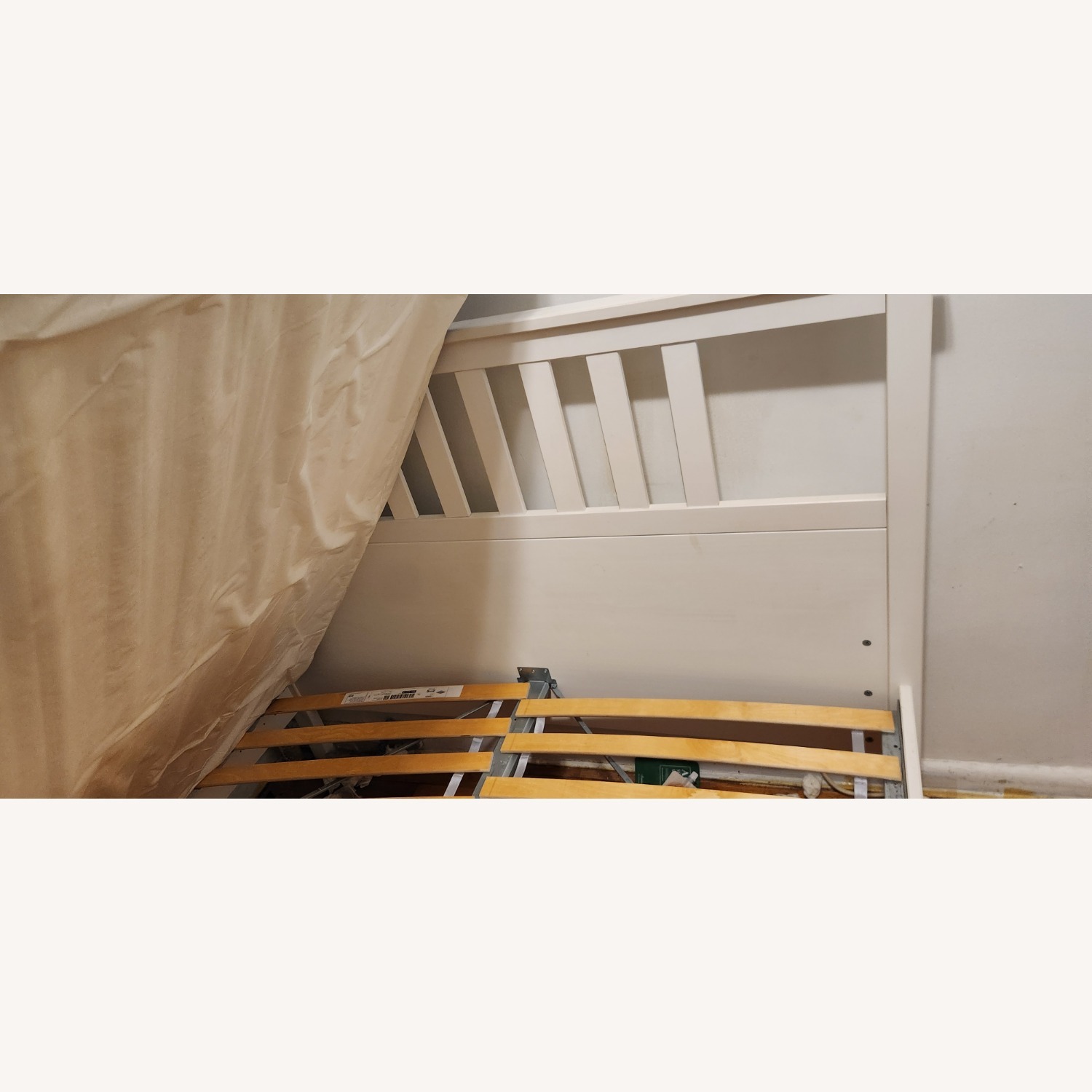 IKEA Hemnes White Wood Queen Bed - image-4