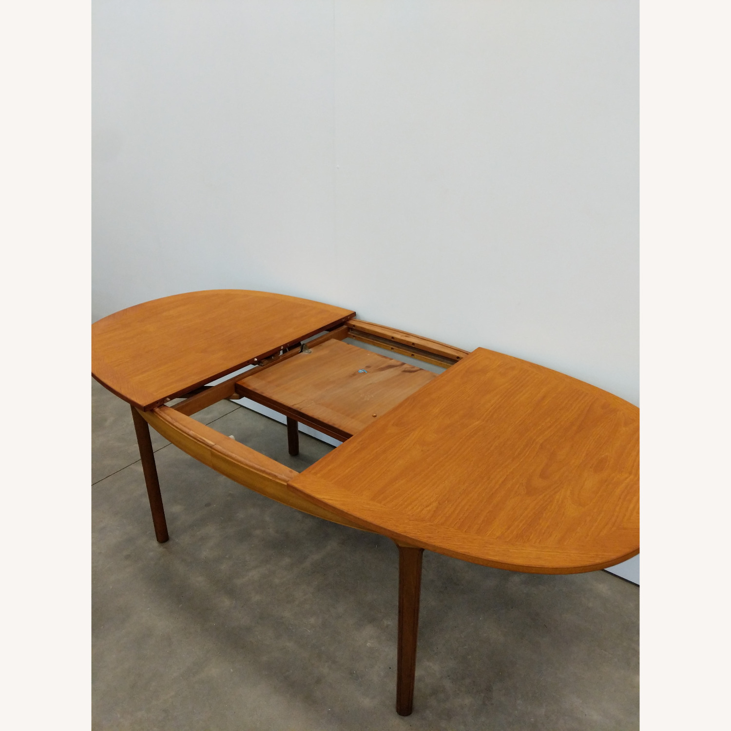 Vintage Mid Century Teak Extendable Dining Table - image-8