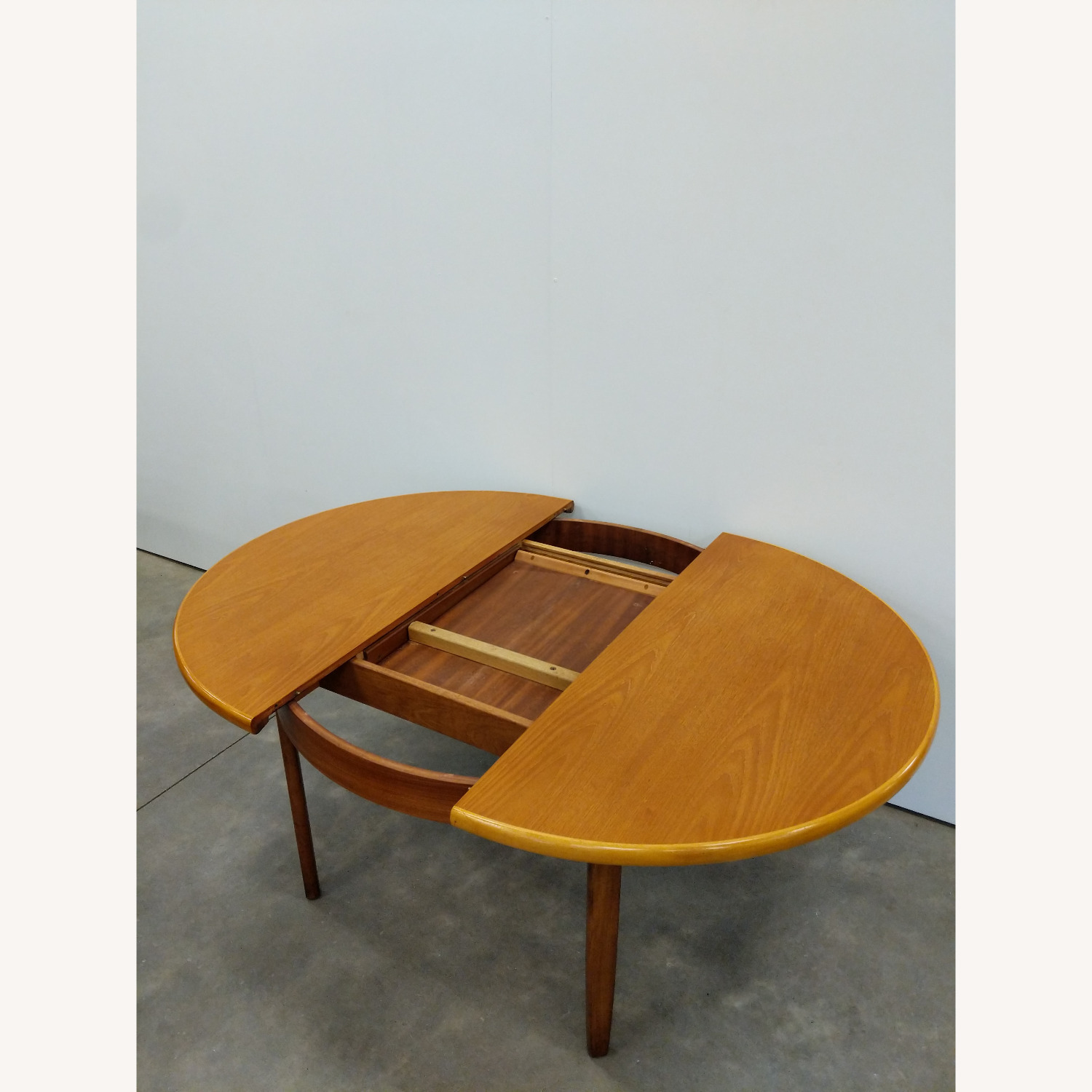 Vintage Mid Century Teak Extendable Dining Table - image-7