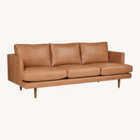Article Burrard 83.5" Leather Sofa - Bella Caramel
