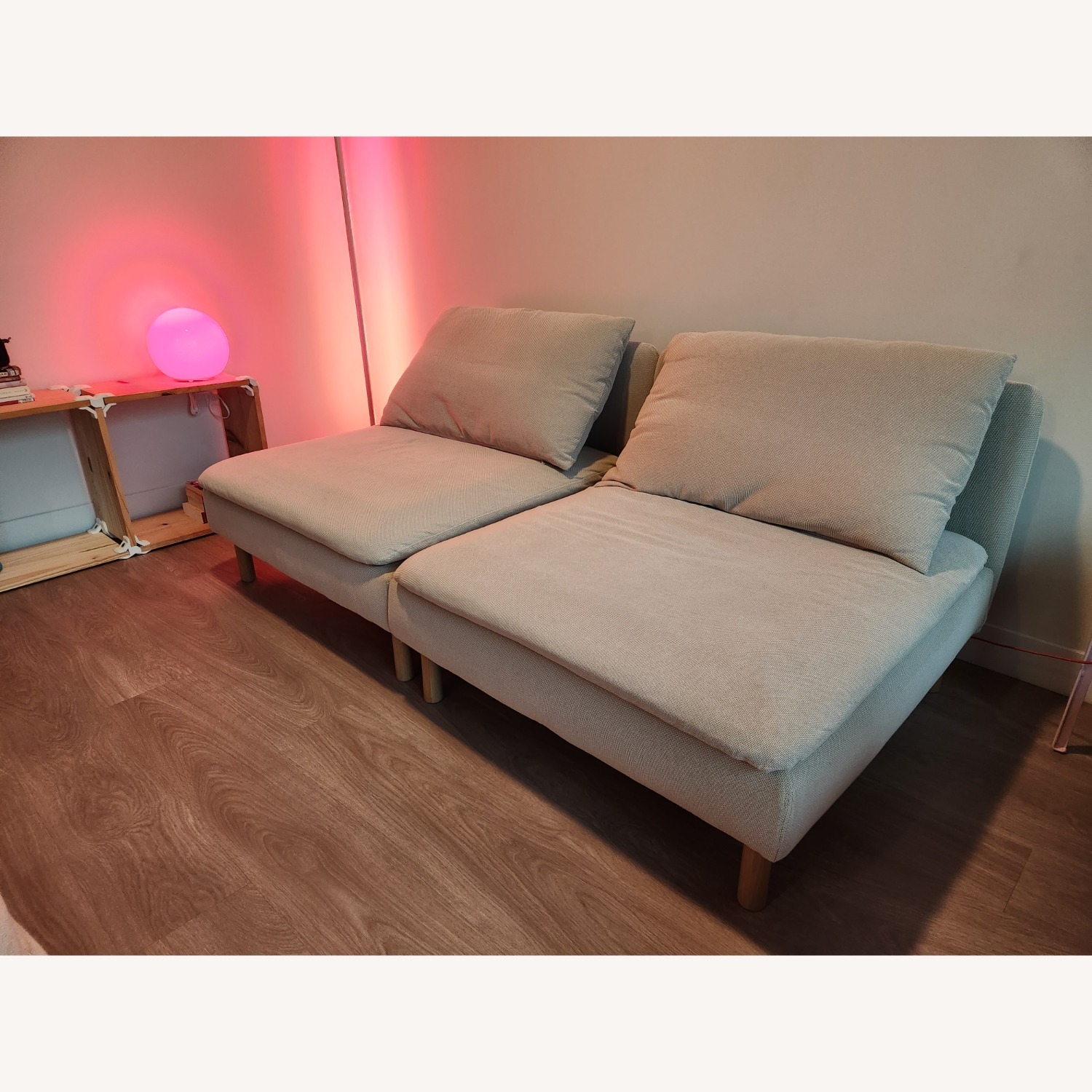 IKEA Soderhamn Natural Fabric 2 Piece Sectional - image-1