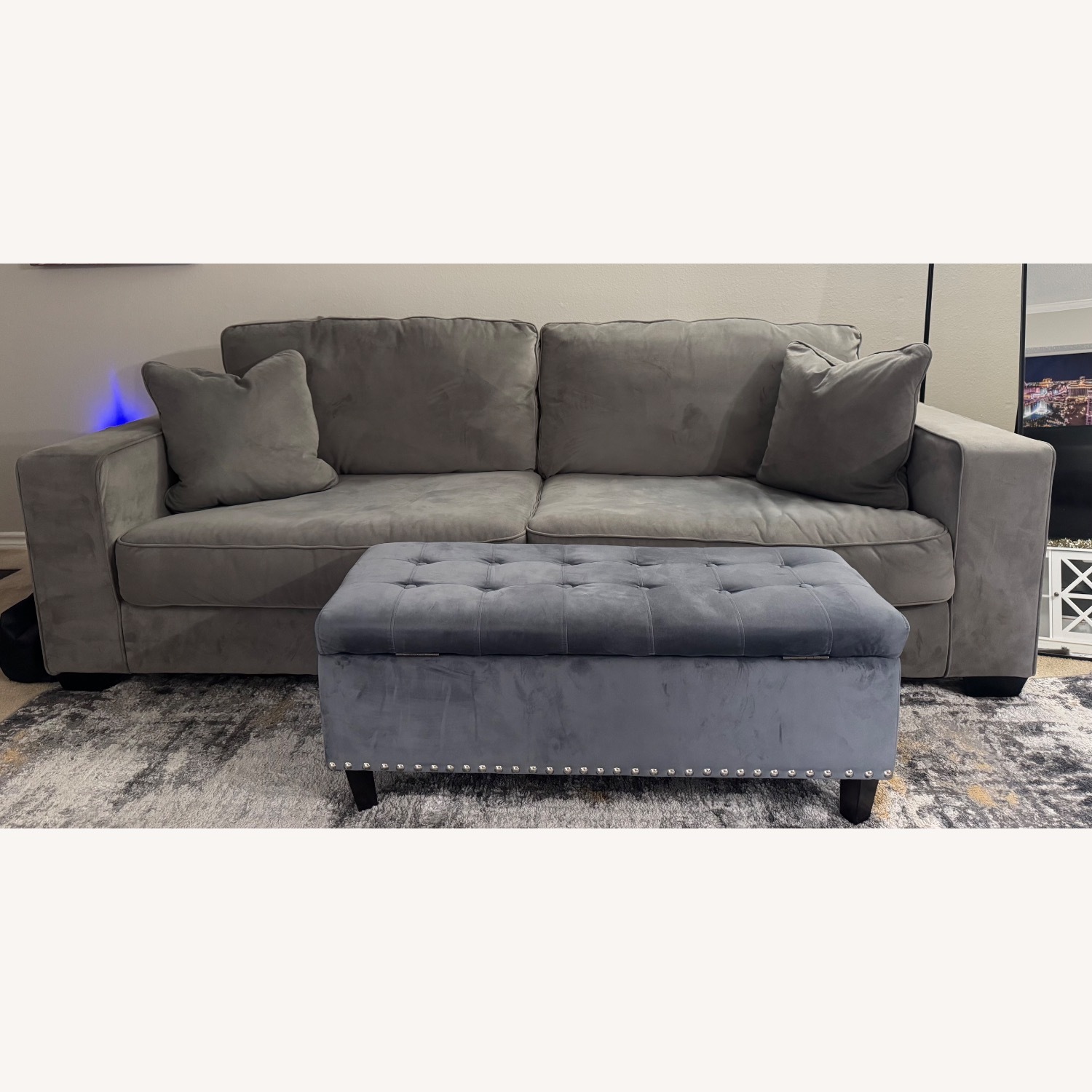 Gray 2 Seater Sofa - image-2