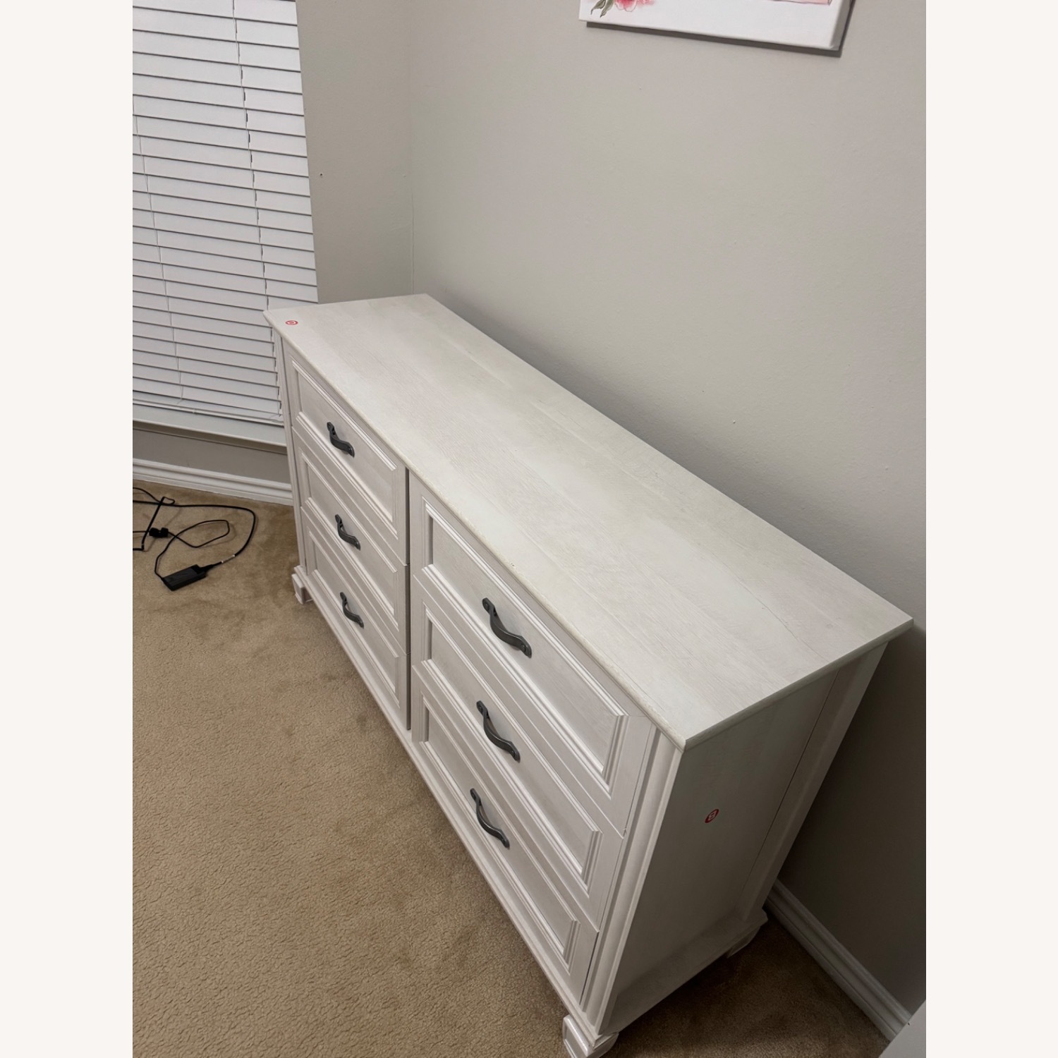White Wood Dresser - image-3