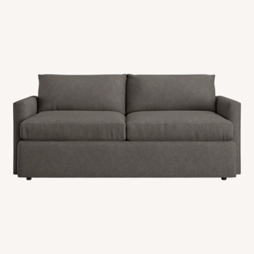 Used Crate & Barrel Light Gray Fabric Sleeper Sofa for sale on AptDeco