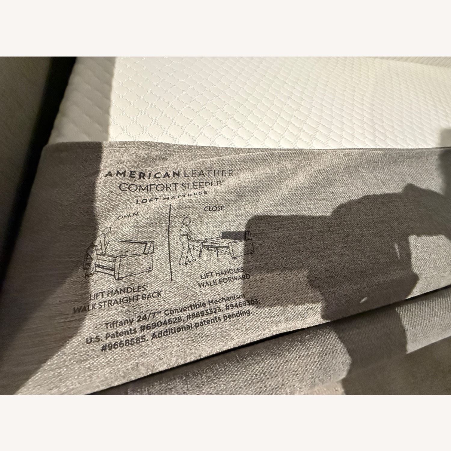Crate & Barrel Light Gray Fabric Sleeper Sofa - image-4