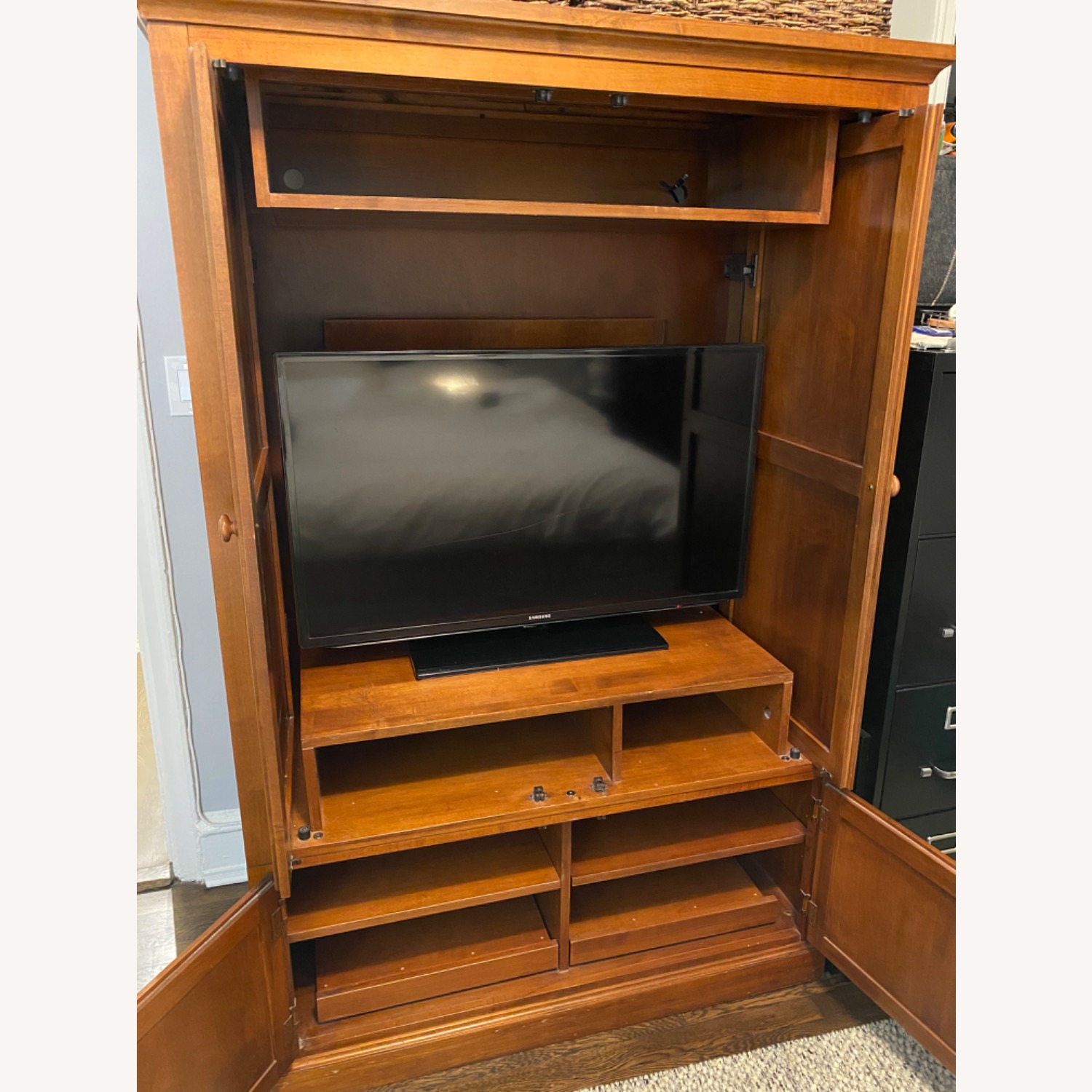 Pottery Barn Media Armoire - image-6