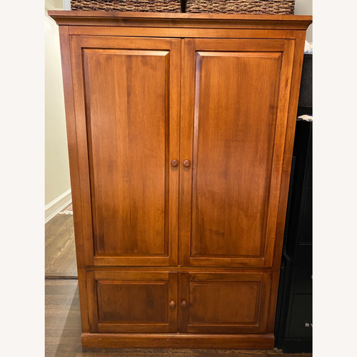 Used Pottery Barn Media Armoire for sale on AptDeco