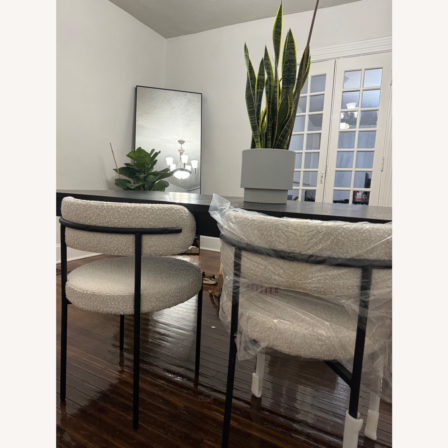 Austen Black Rectangular 72-90" Dining Table - image-2