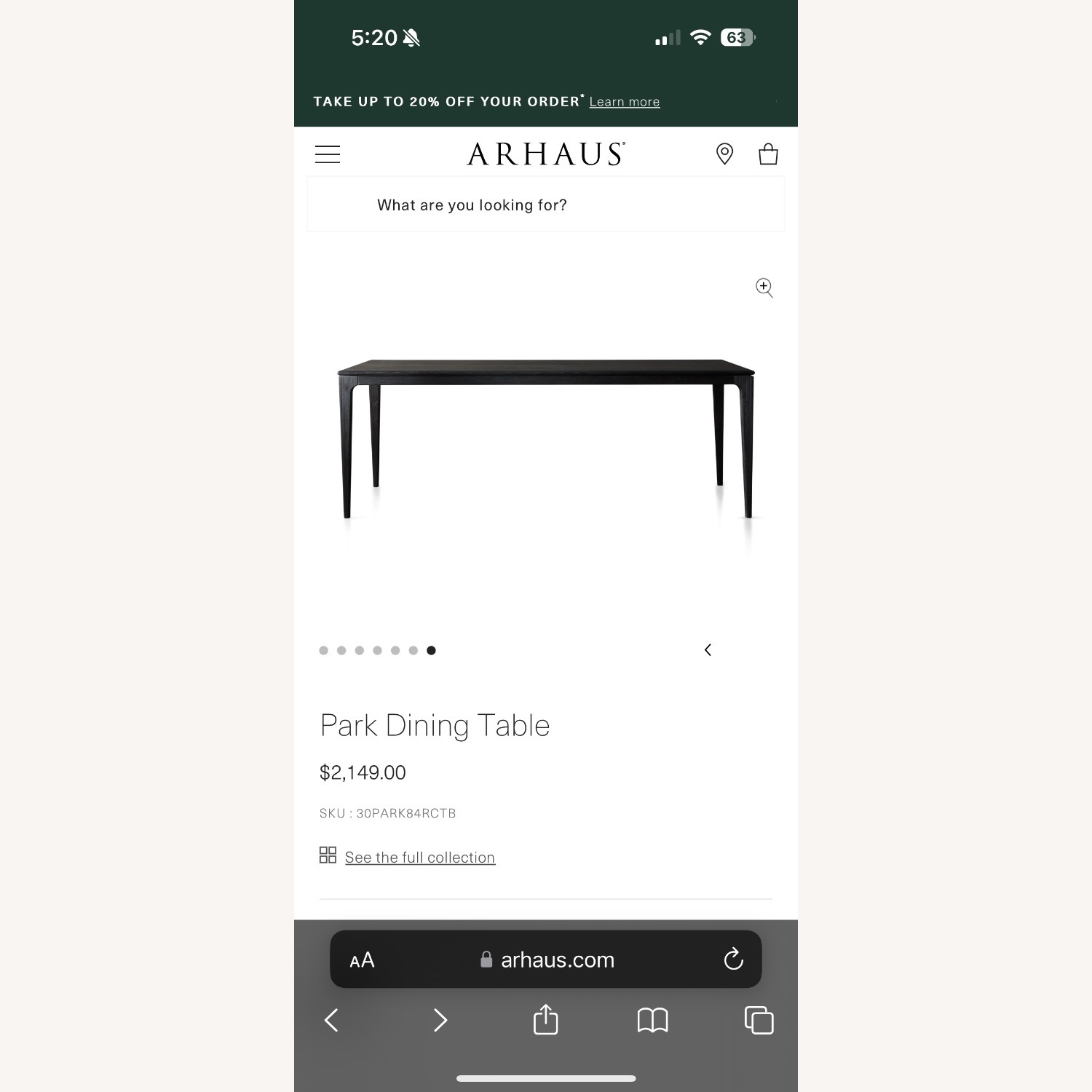 Austen Black Rectangular 72-90" Dining Table - image-10