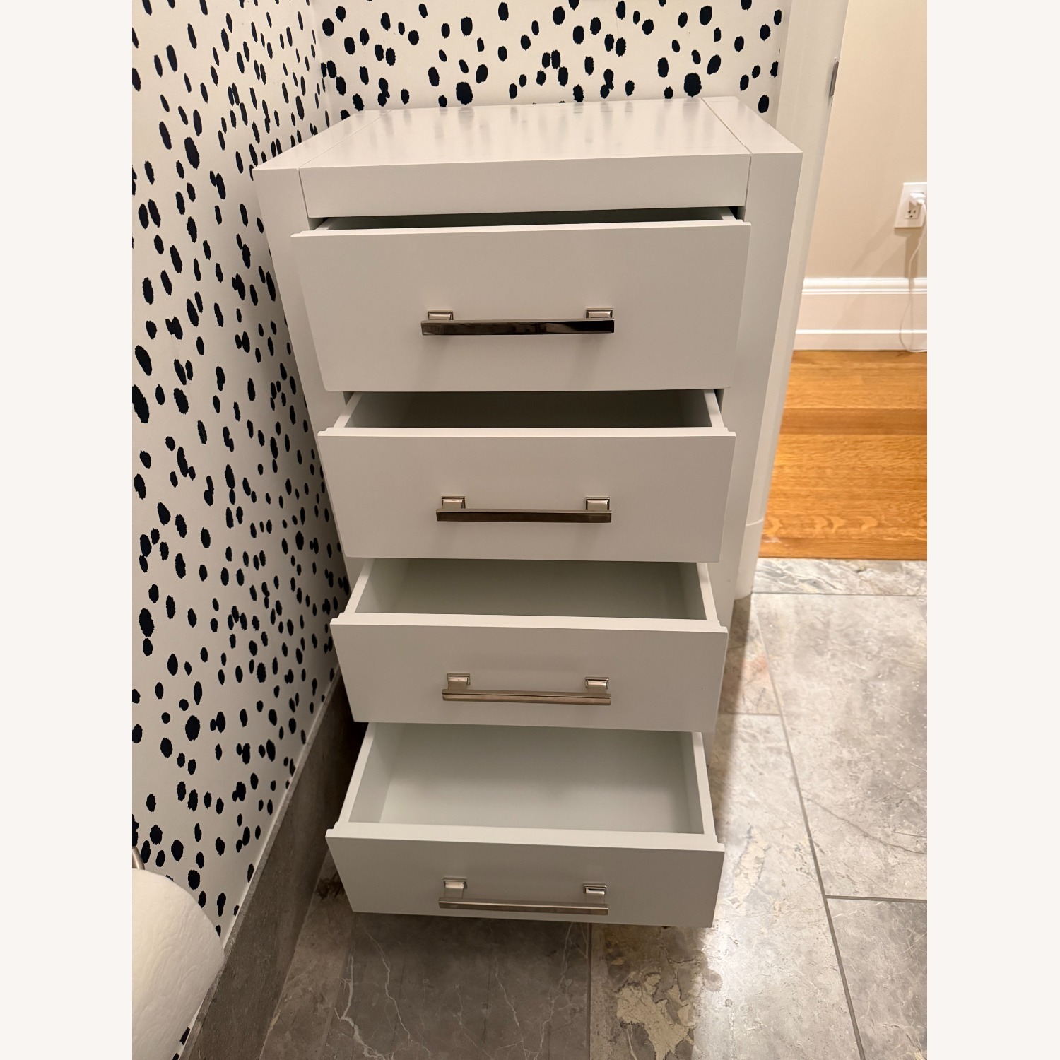 Restoration Hardware Hutton White Wood Dresser - image-2