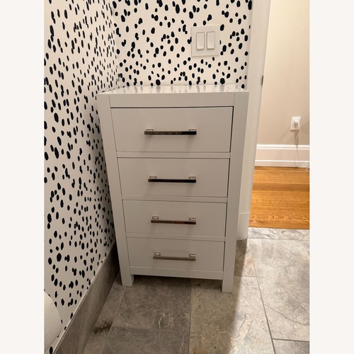 Used Restoration Hardware Hutton White Wood Dresser for sale on AptDeco