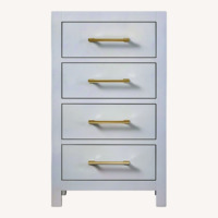 Restoration Hardware Hutton White Wood Dresser