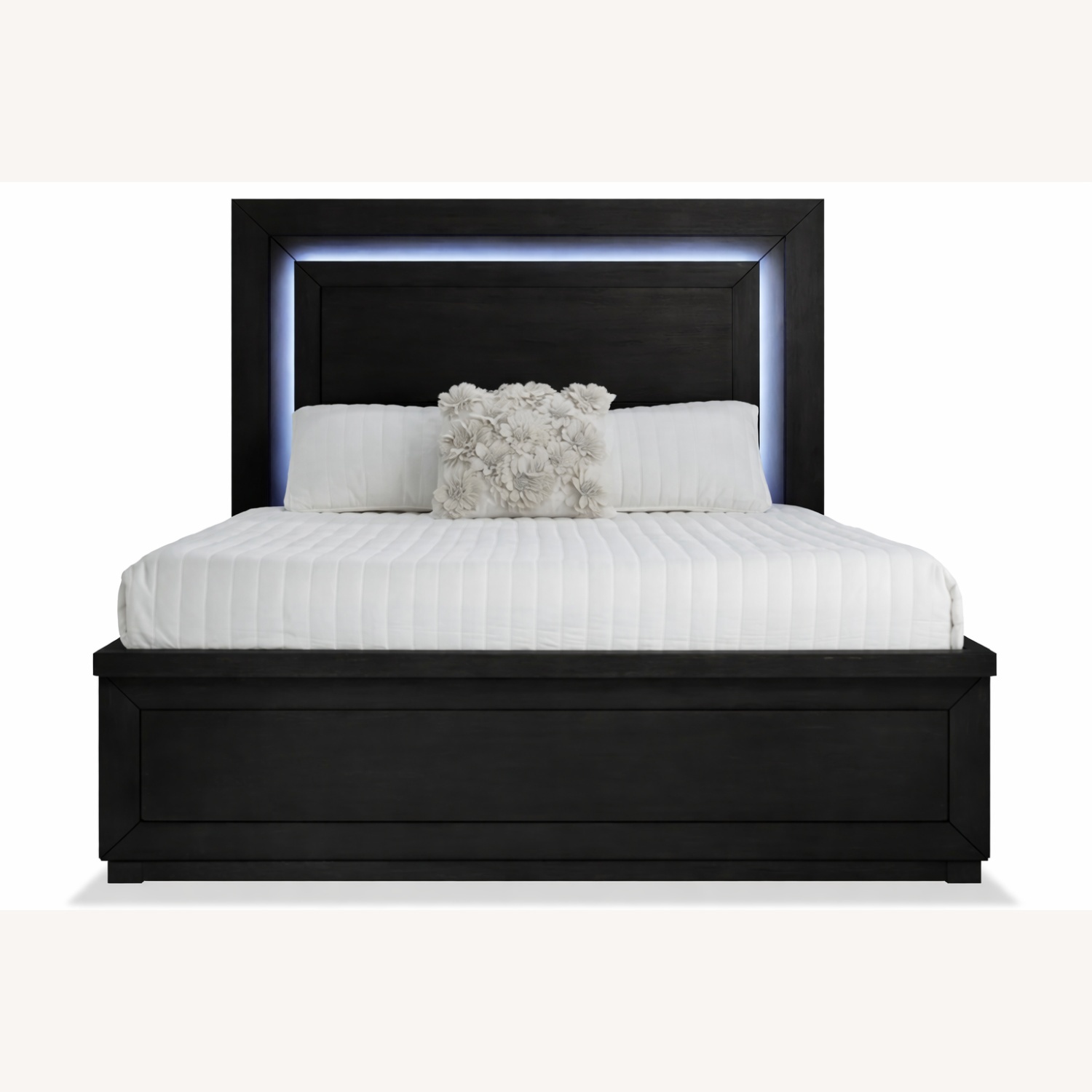 Cosmopolitan Queen Black Storage Platform Bed - image-4