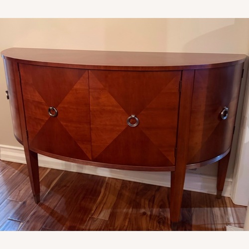 Used Ethan Allen Dark Brown Wood Sideboard for sale on AptDeco