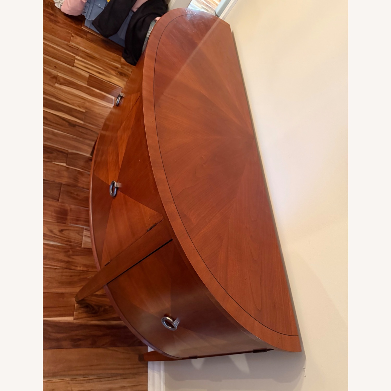 Ethan Allen Dark Brown Wood Sideboard - image-4