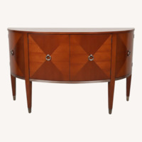 Ethan Allen Dark Brown Wood Sideboard
