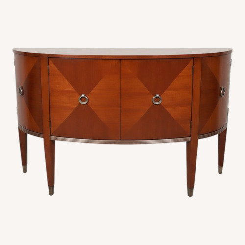 Used Ethan Allen Dark Brown Wood Sideboard for sale on AptDeco