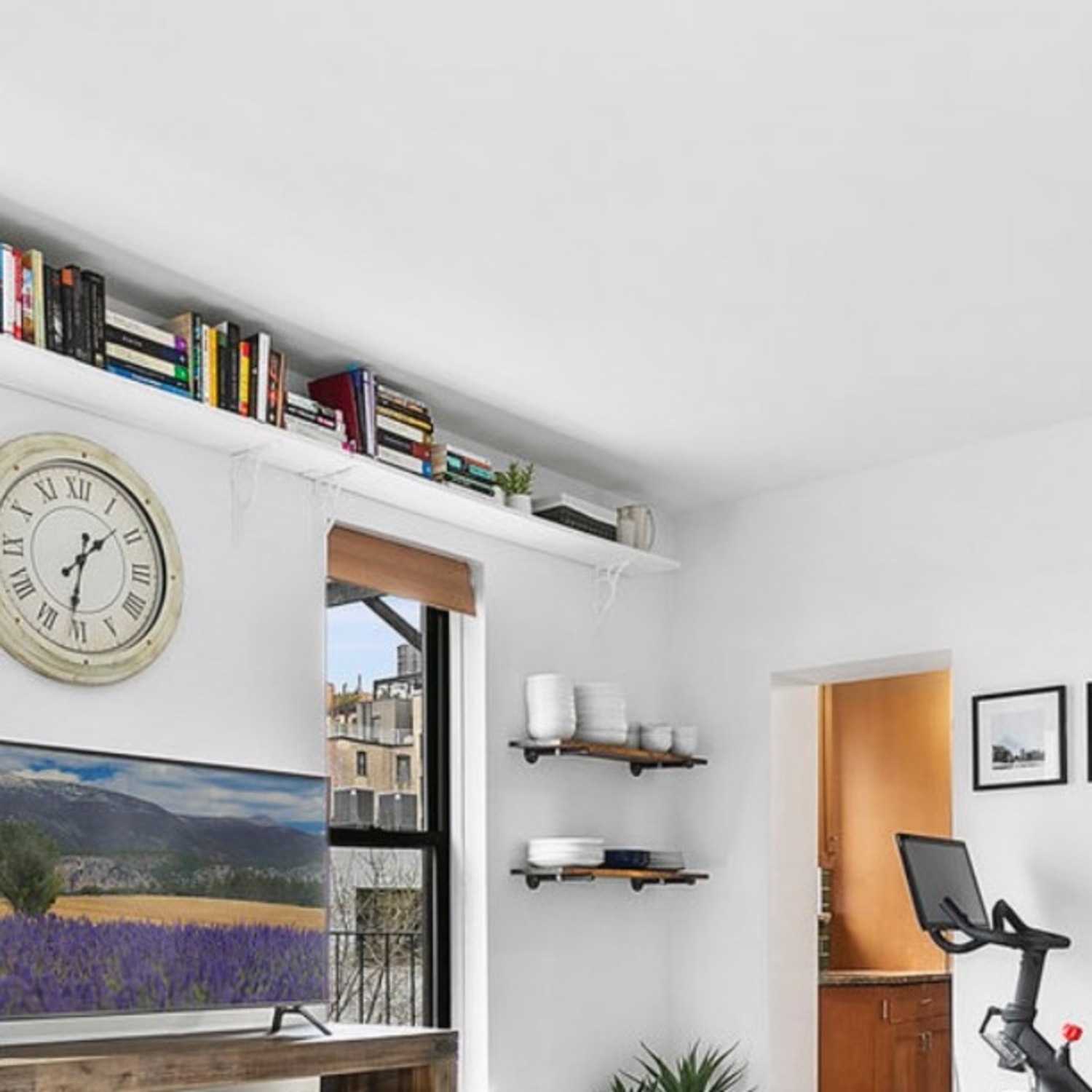 Pottery Barn White Station Clock - image-2