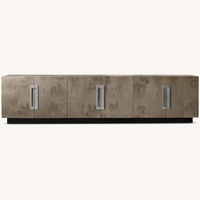 Restoration Hardware White Hall 6-Door Media Console