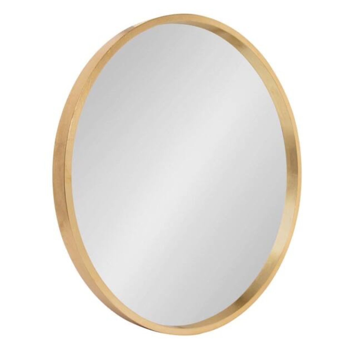 Pottery Barn Gold Round Mirror 21.6” Diameter - image-3