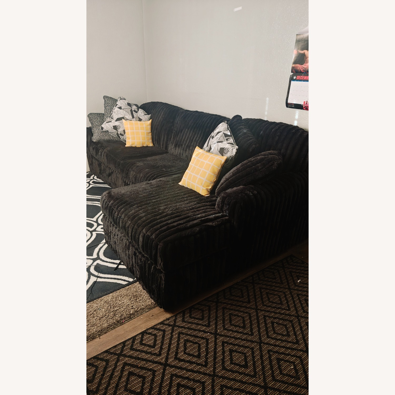 Signature Design Black 2 Piece Sectional - image-3