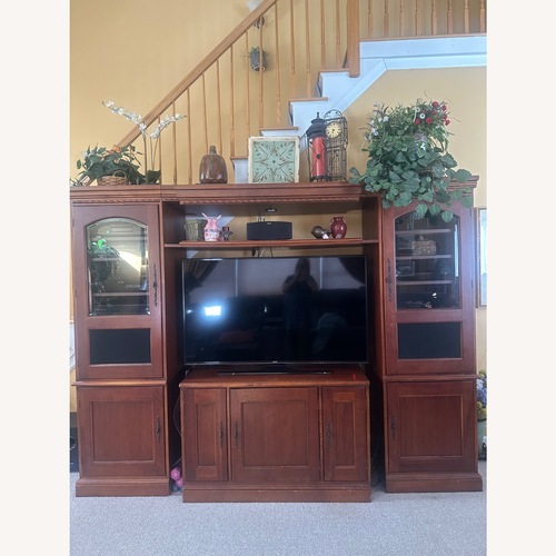 Used Hooker Furniture Wood Wall Unit for sale on AptDeco