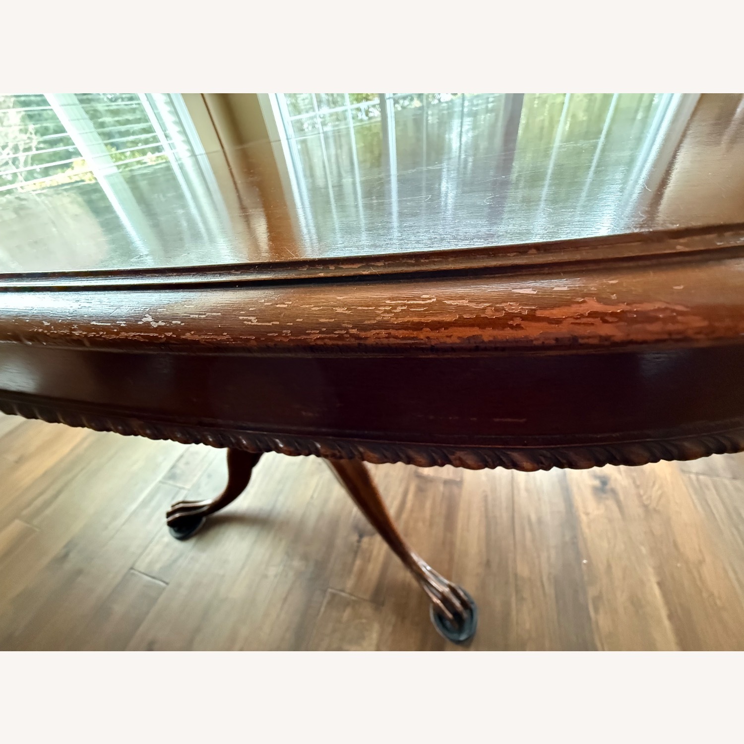 Vintage/Antique Dark Brown Dining Table - image-4