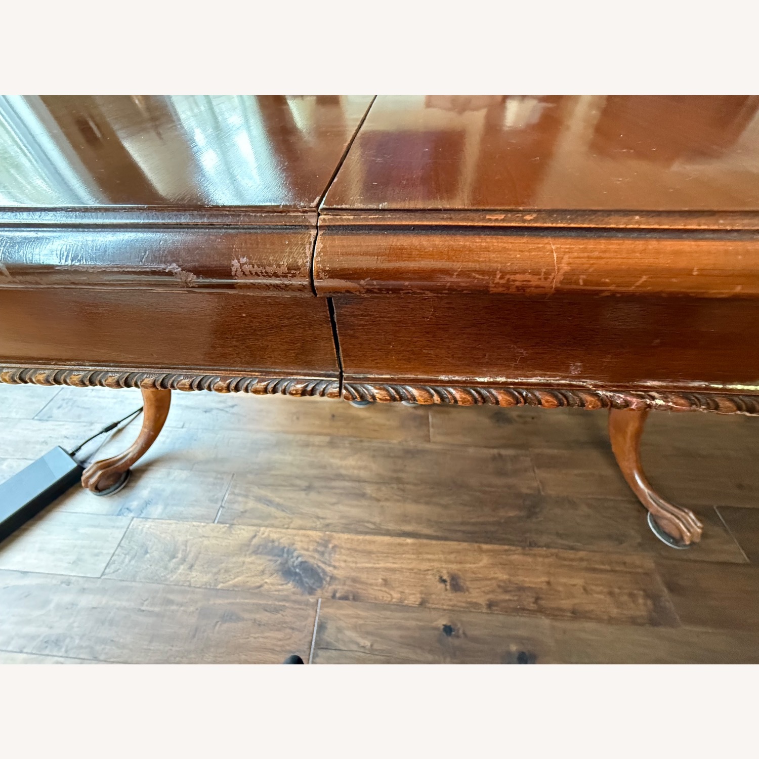 Vintage/Antique Dark Brown Dining Table - image-5