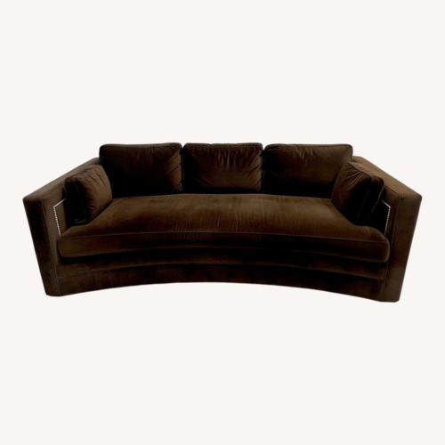 Used Casual Living Dark Brown Fabric 3+ Seater Sofa for sale on AptDeco
