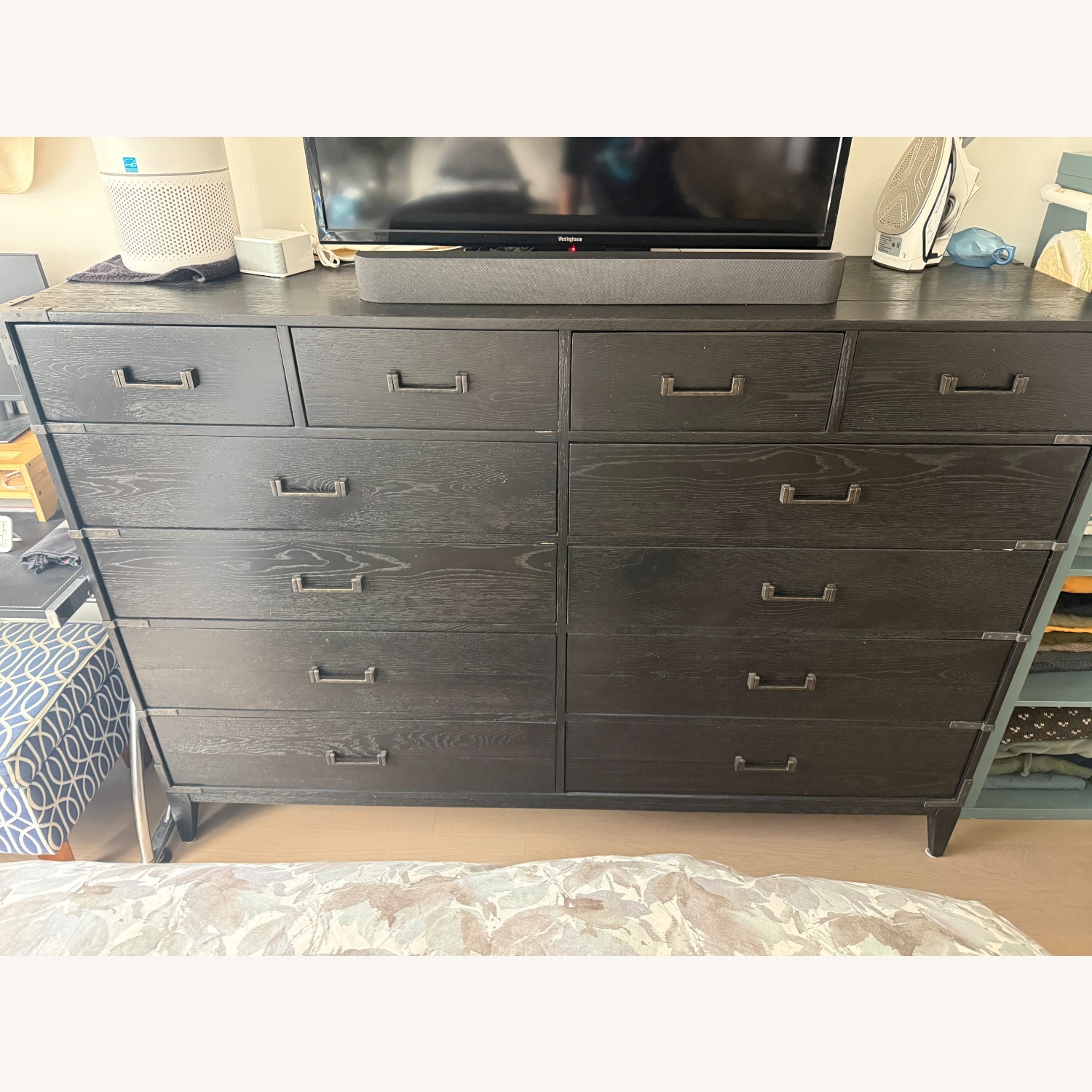 Restoration Hardware Cayden Campaign 12-Drawer Dresser - image-1