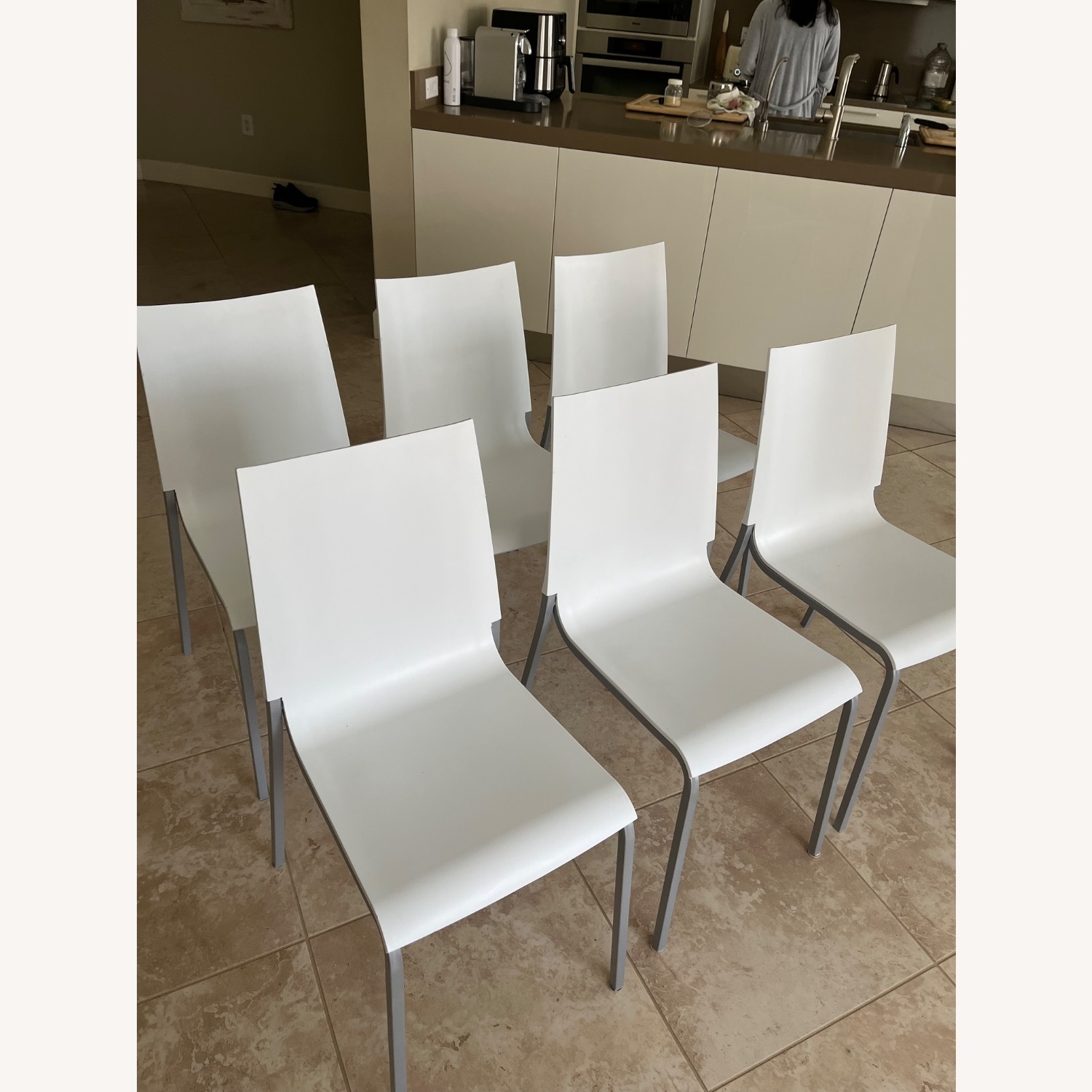 Bontempi White Dining Chair - image-3