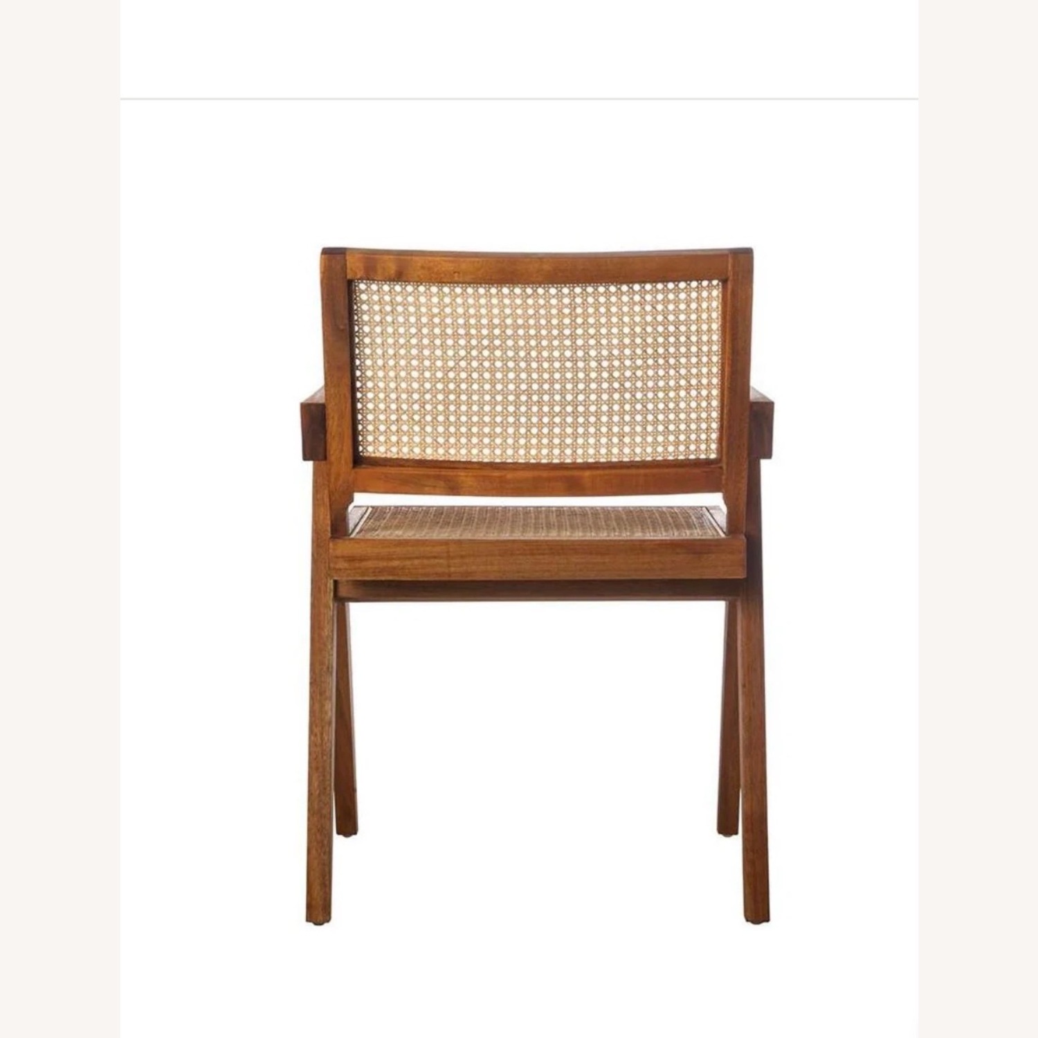 France and Son Jeanneret Light Brown Wood Dining Chair - image-3