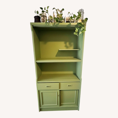Used Green Bookcase for sale on AptDeco