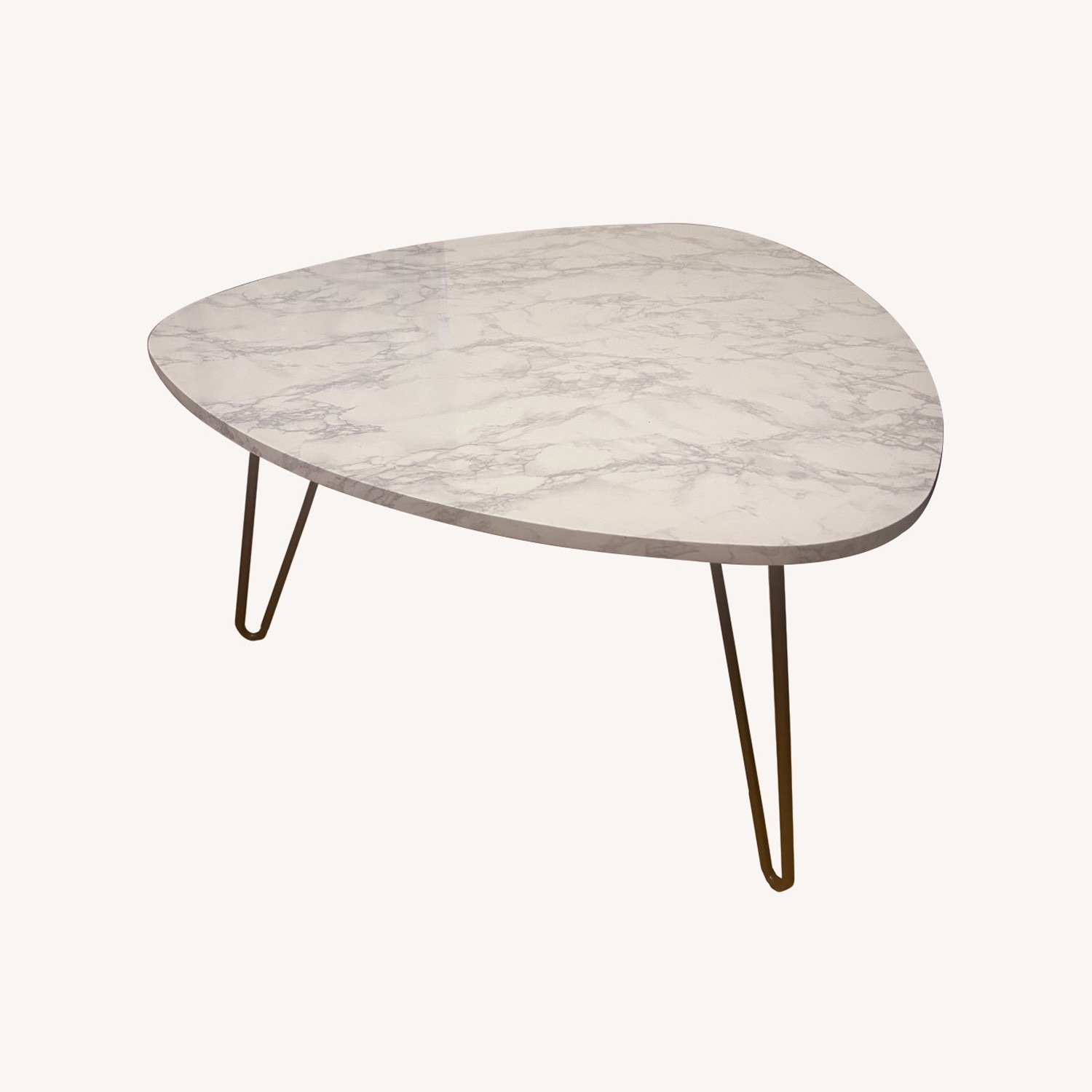 White Wool Coffee Table - image-4