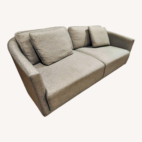 Used Light Gray Fabric 2 Seater Sofa for sale on AptDeco