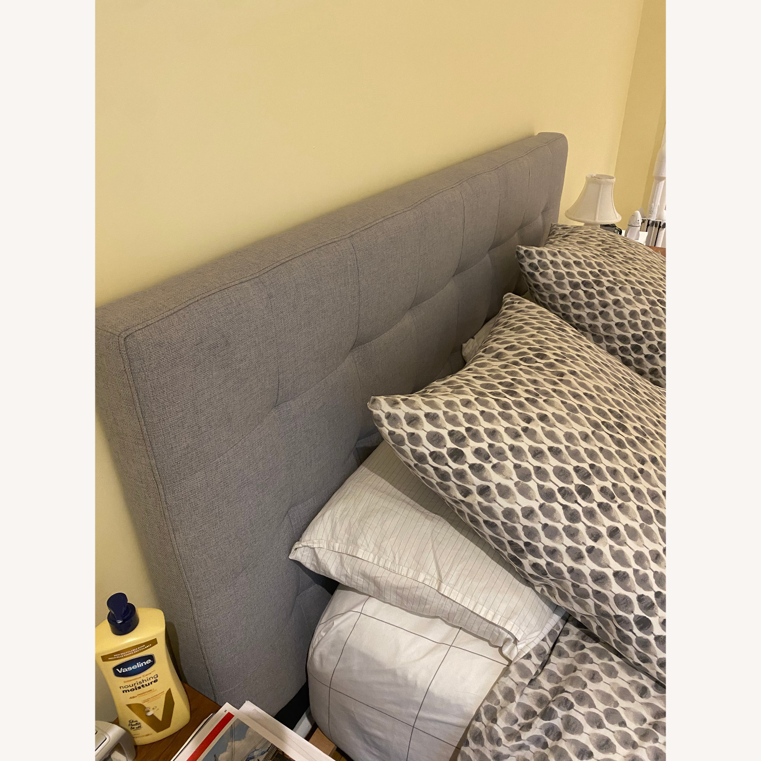 West Elm Emmett Tufted Queen Bed - image-2