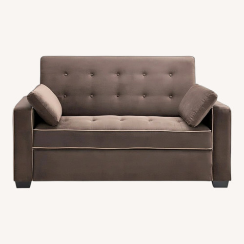 Used Serta Augustus Brown Sleeper Sofa  for sale on AptDeco