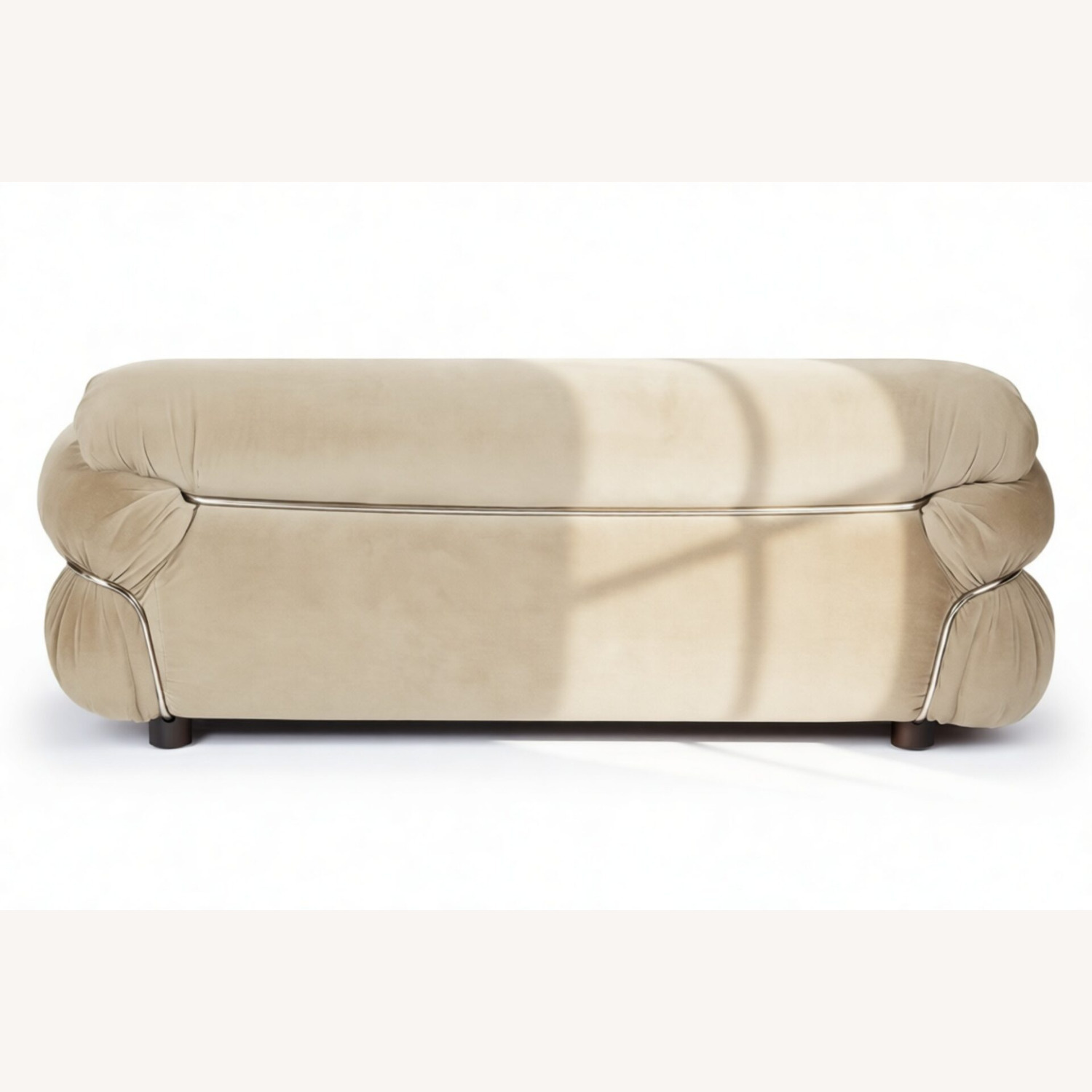 Tacchini The Sesann Natural Suede Loveseat - image-4