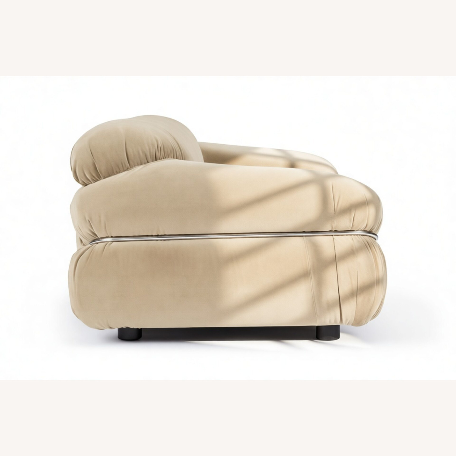 Tacchini The Sesann Natural Suede Loveseat - image-3