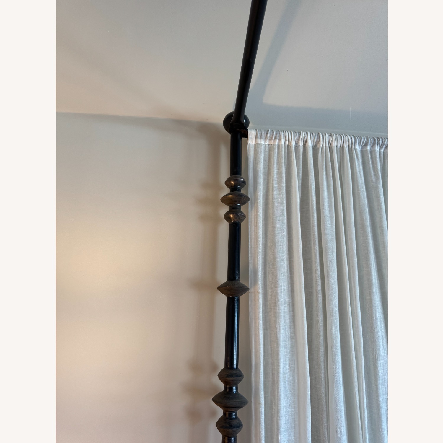 Kreiss Canopy Black Iron King Bed - image-3